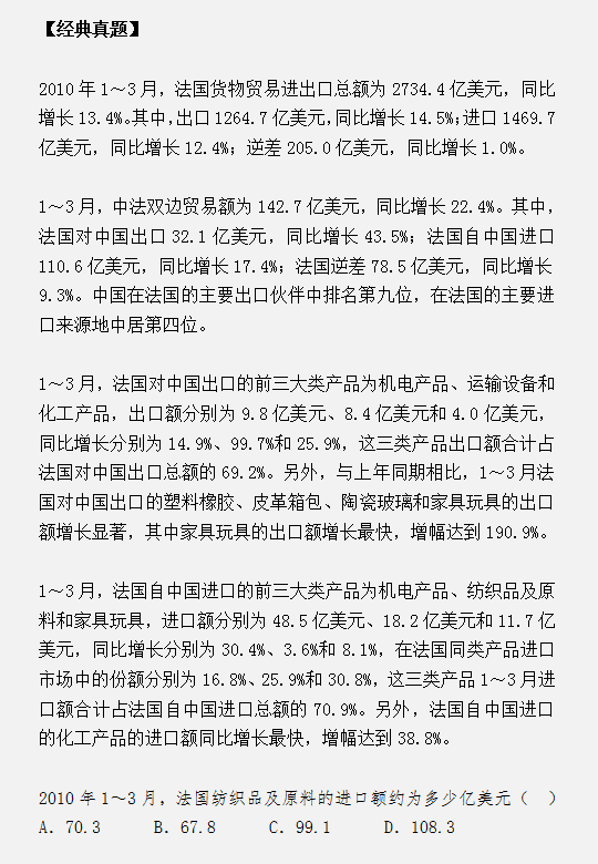 行測資料分析四類材料閱讀有技巧 學(xué)會多考5分